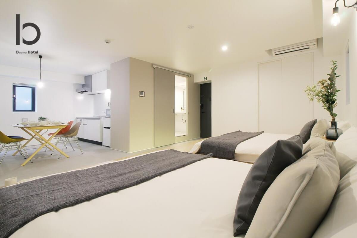 Bhotel Heiwaodori 302 - Huge Apt In Famous Hiroshima Dori For 6P Eksteriør bilde